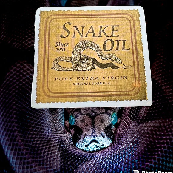 Snake Oil Witchy Sorceress Supreme Potion B0ttle Label Sticker Spells Occult - Picture 1 of 4